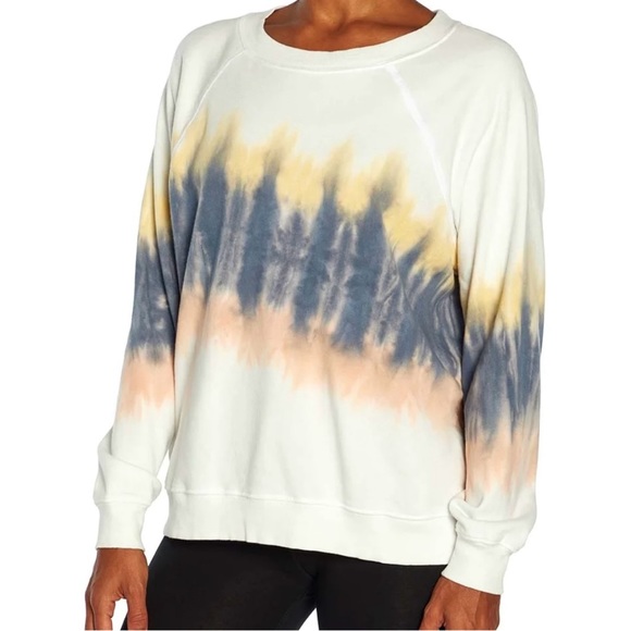 Wildfox Baja Burst Tie‎ Dye Sommers Sweatshirt - Picture 1 of 2